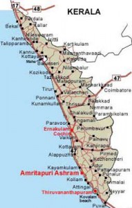 Carte du Kerala